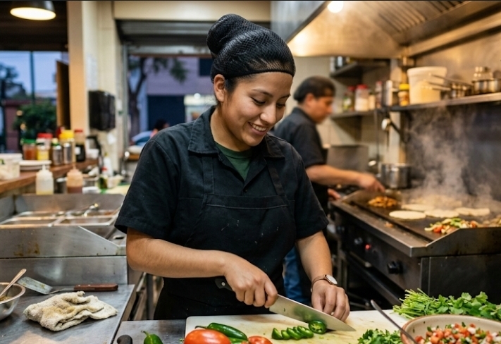 AUXILIAR DE COCINA TIEMPO PARCIAL Vapores y Delicias